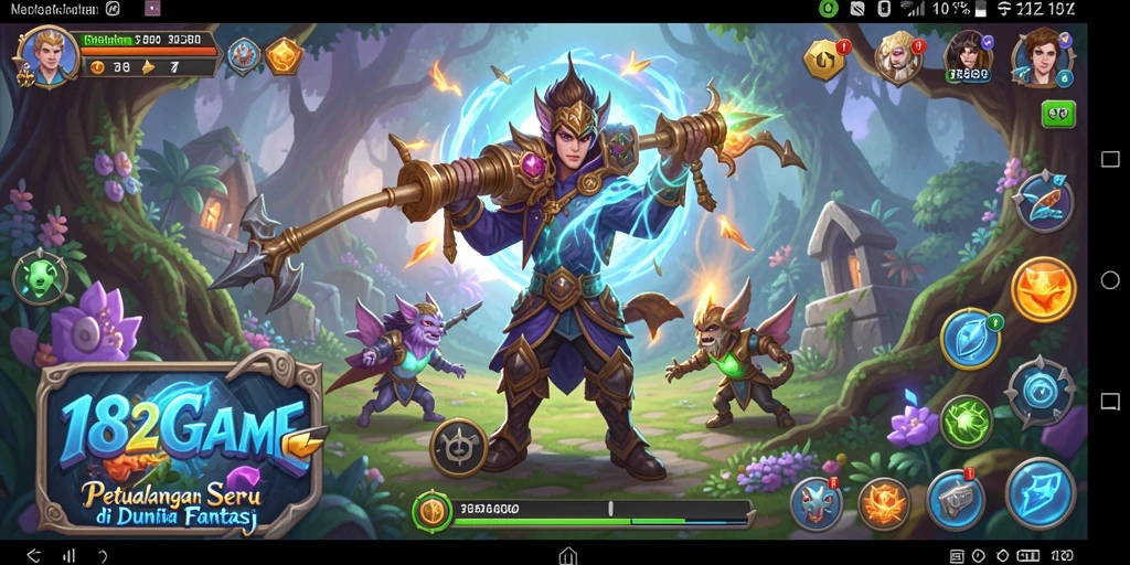Tampilan gameplay 182GAME yang menakjubkan dan penuh aksi.