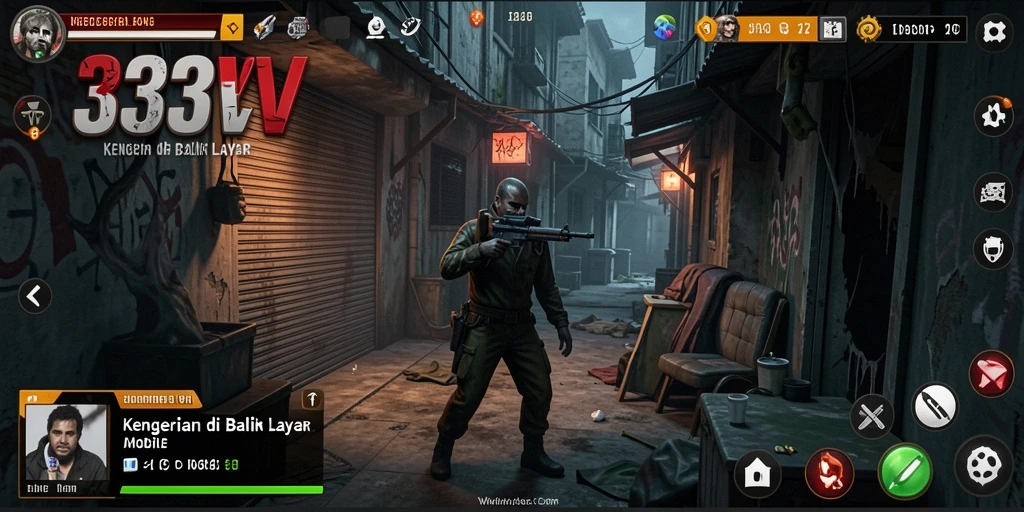 Gameplay menyeramkan di dalam dunia kegelapan 333V.