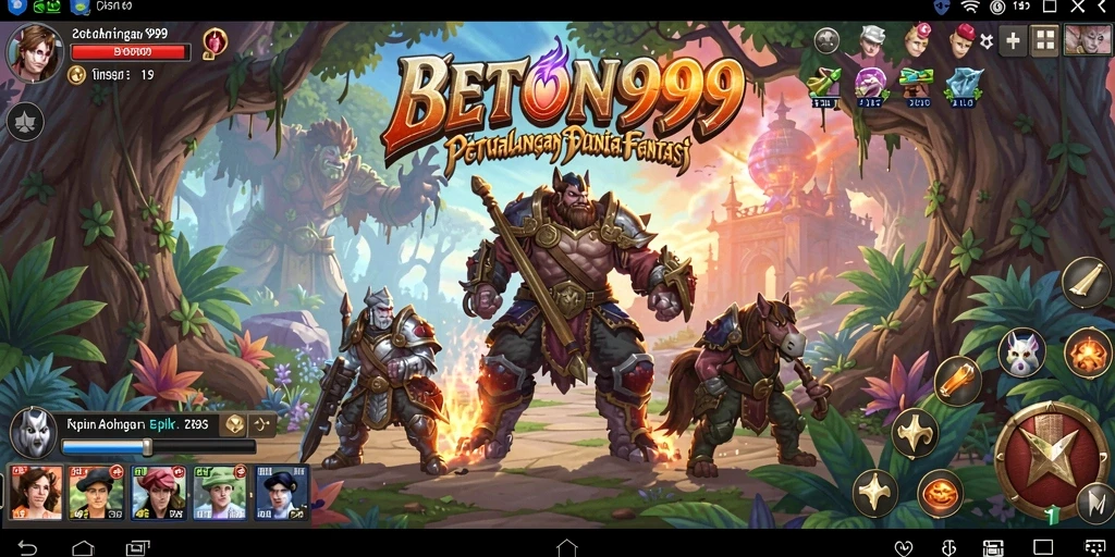 Tangkapan layar menampilkan aksi seru dalam pertempuran ARPG.
