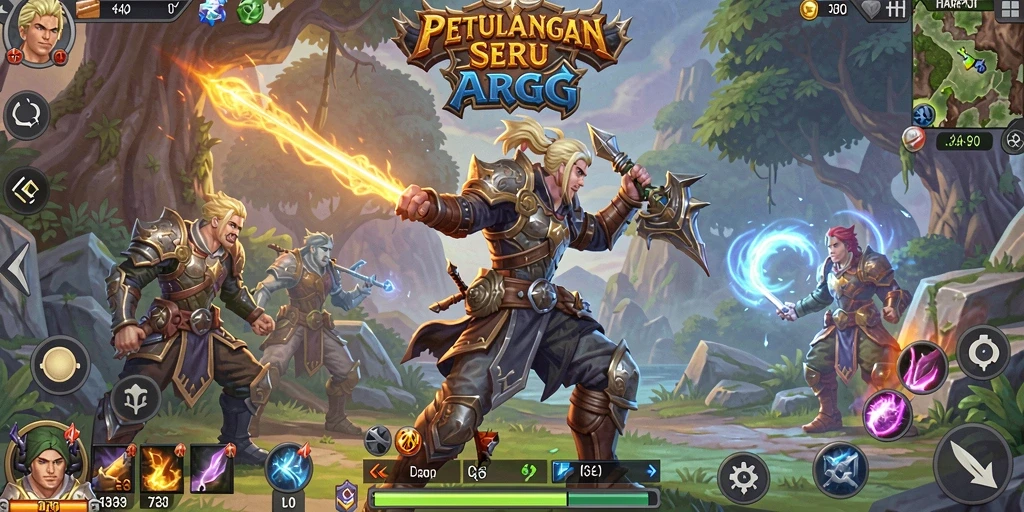 Gameplay seru dan grafik menawan di HARAPJP