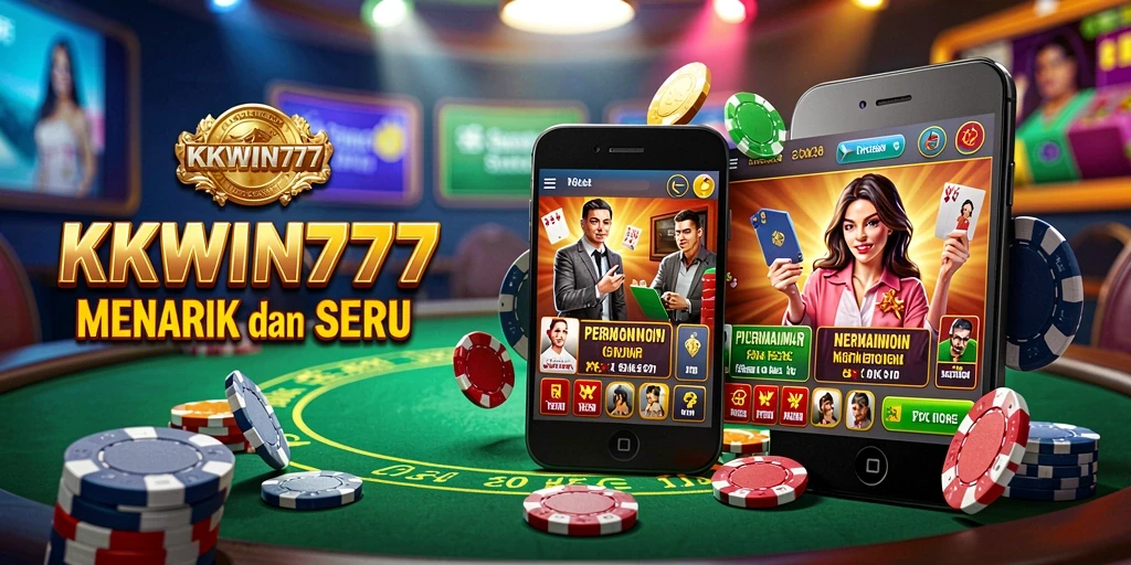 Screenshot gameplay KKWIN777 menunjukkan aksi seru permainan Poker.