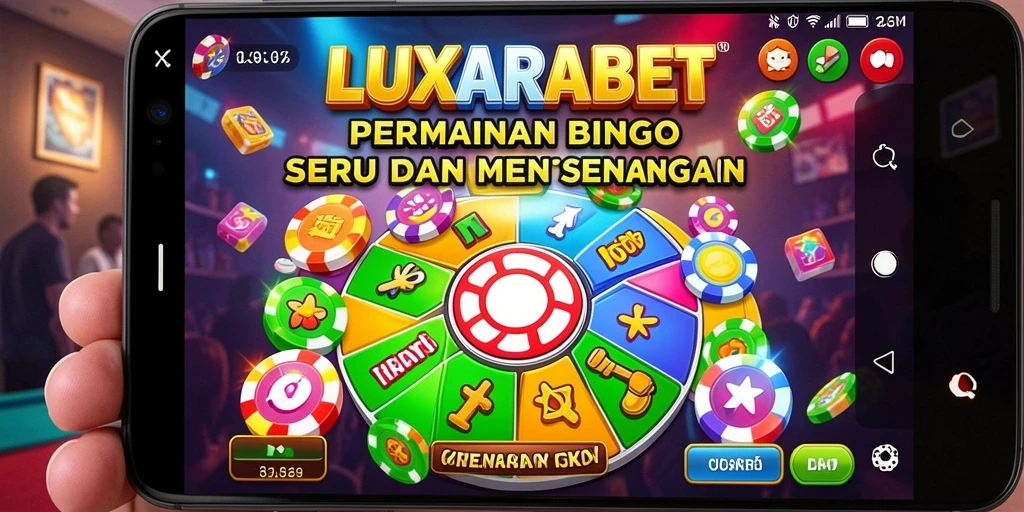 Tampilan gameplay Bingo yang seru dan interaktif di LUXARABET.