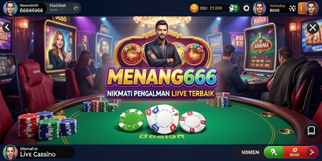 Tangkapan layar MENANG666 yang menampilkan gameplay Live Casino yang mengasyikkan.