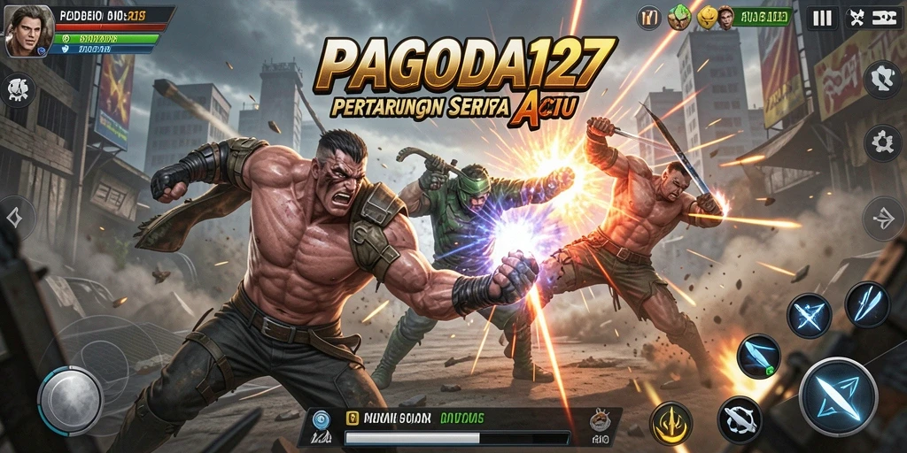 Tampilan gameplay menegangkan di PAGODA127 dengan aksi seru.
