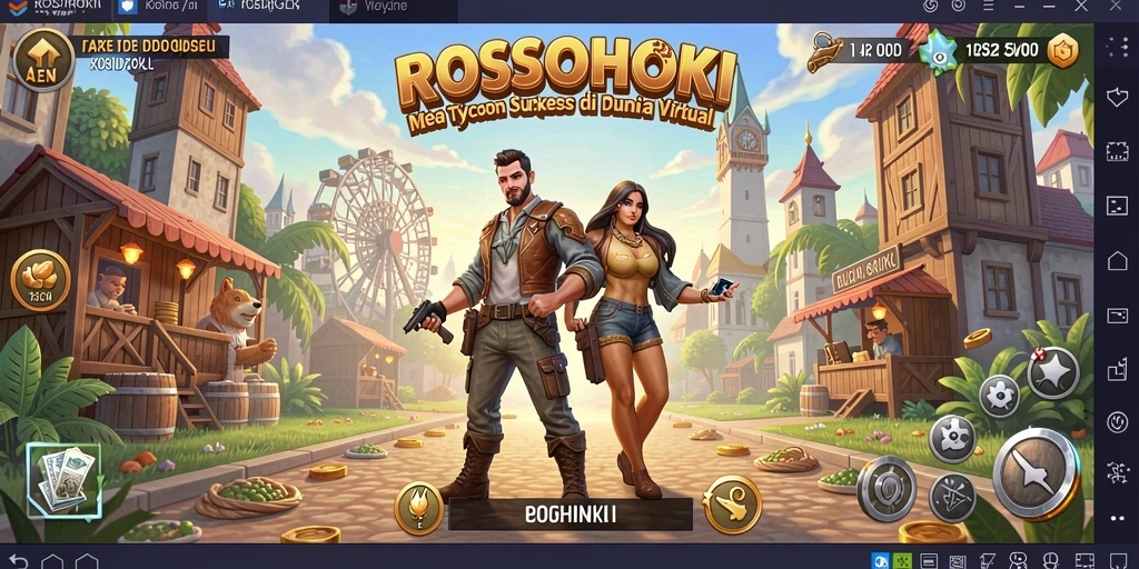 Tampilan gameplay ROSOHOKI yang menantang dan menyenangkan.
