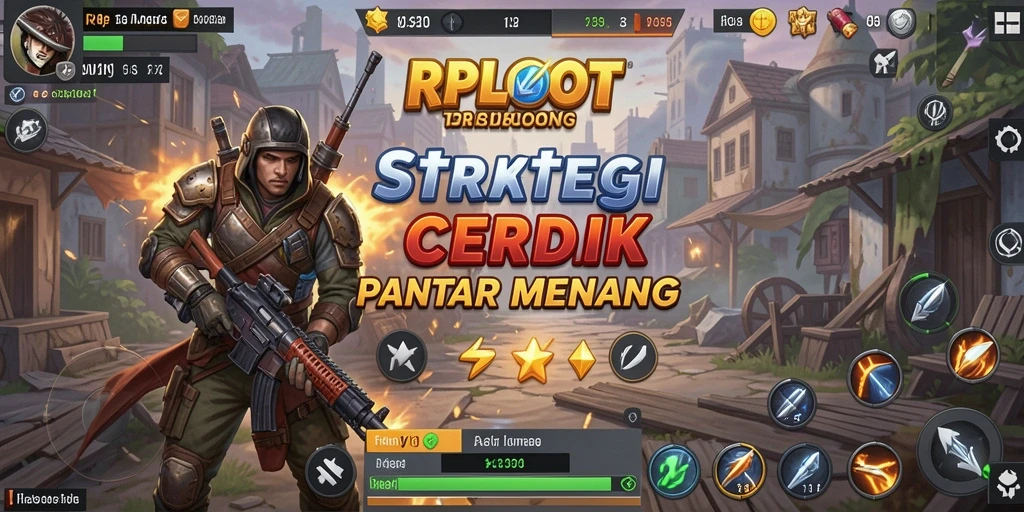 Tampilan warna-warni dan karakter unik dalam gameplay RPLOOT.