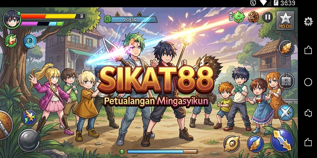 Tampilan gameplay yang seru dan menarik dari SIKAT88.